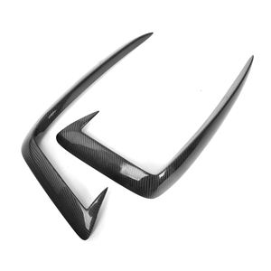 Accessori Decorativi Griglie Auto per Audi <span class=keywords><strong>A5</strong></span> Sline B9 S5 <span class=keywords><strong>2017</strong></span> 2018 2019, 2 Pezzi Splitter Superiore Fendinebbia Inferiore Paraurti Anteriore - Product Image 4
