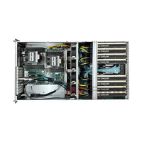 Serveur GPU IA AiLFond 8 RTX4090 48 Go pour l'apprentissage automatique et l'apprentissage profond, double processeur / 16 DDR5 RECC 32 Go avec 4 * 3000 W PSU