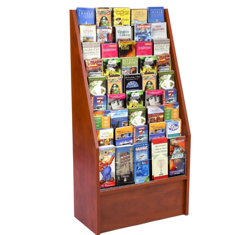 Book Store magazine display rack floor stand cd magazine rack brochure holder display greeting card display stand