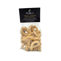 Taralli Pugliesi Integrali Salados Duros con Logotipo Personalizado, Hechos a Mano con Aceite de Oliva Virgen Extra