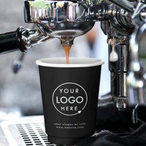 Tùy chỉnh giấy ly cà phê dùng một lần đôi tường Cà Phê Cốc giấy với nắp dùng một lần ly cà phê dùng một lần có nắp đậy - Product Image 2