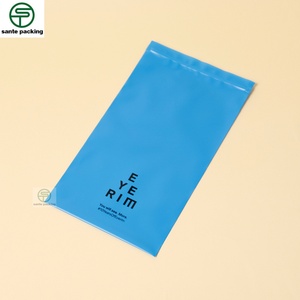 Customized Recyclable PE Zipper Top Sock Packaging Bags Frosted Surface Shandong Source Factory - Product Image 3