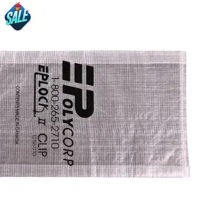 Customized Size Weight Color PP Woven Packing Bags Sand Flour Cement Fertilizer Powder Bags Rice Bags 25KG 50KG