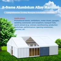 Tentes de réception robustes Foerstine 10x30 50x100 15x30m pour 300 personnes, chapiteaux de mariage 20x30 40x60 pour restaurants