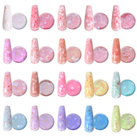 Pétale Fleurs Gel Builder No Heat Deroi Nail Extension UV Gel Builder 20 couleurs Rubber Gel Builder