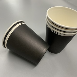 Logotipo personalizado impreso 8oz 12oz <span class=keywords><strong>doble</strong></span> pared tazas de papel de café - Product Image 2