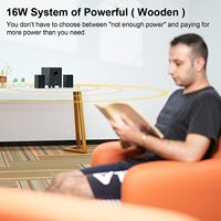 Altavoz 2.1 para Cine en Casa, Altavoz Multimedia con Subwoofer, Altavoz para PC con Fuente de Alimentación CC