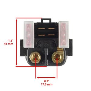 รีเลย์สตาร์ทมอเตอร์ไซค์ KTM 12V สีดำ ขั้วต่อแบบสกรู ติดตั้งบนพื้นผิว สำหรับซ่อมแซมและเปลี่ยนอะไหล่รถออฟโรด - Product Image 3