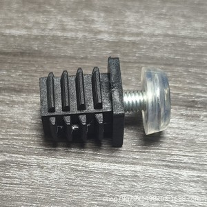 <b>Adjustable</b> Feet M6 Transparent Hard Plastic Furniture Hardware <b>Table</b> Chair Display Cabinet Foot Pads <b>Height</b> <b>Adjustable</b> - Product Image 1