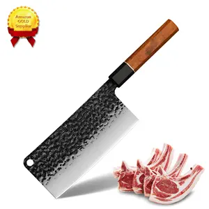 10% 关闭定制标志RTS 7英寸中国厨师刀切肉刀日本八角形手柄
