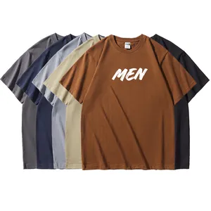 Heavyweight Cotton Custom T Shirts Your Own Brand 240gsm High Quality Oversized Men's T Shirts Drop Shoulder