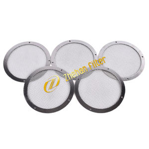 Maille filtrante de conception de cercle de trou convexe de feuille d'acier inoxydable micro perforée pour des panneaux de plateaux de plaque maille convexe d'écran de trou - Product Image 4