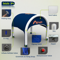 Stand promotionnel gonflable Airvon pour événements en plein air, fourni par le fabricant