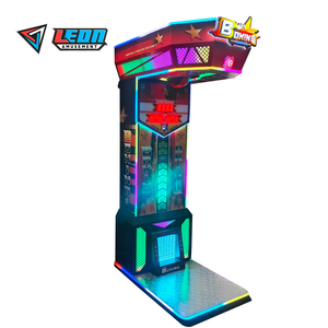 Máquina Expendedora de Boxeo Electrónica, Operada con Monedas, de Acero Inoxidable, Juego de Deportes de Entretenimiento, Gran Máquina de Puñetazos <span class=keywords><strong>LEON</strong></span> - Product Image 4