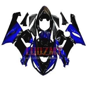 Cuerpo de inyección para <span class=keywords><strong>KAWASAKI</strong></span> NINJA azul negro ZX636 2000 600CC ZX6R 05 06 40No.<span class=keywords><strong>4</strong></span> ZX600 <span class=keywords><strong>ZX</strong></span> 6R 636 6 <span class=keywords><strong>R</strong></span> 1: 2005 2006 Carenado - Product Image 1