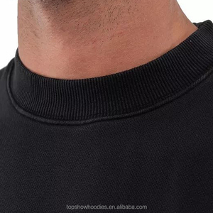 OEM 맞춤 도매 기본 240gsm 목폴라 헤비 피마 코튼 반팔 오버사이즈 코튼 헤비웨이트 티셔츠 남성용 - Product Image 4