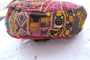 Nuevo Bolso Jaipuri Banjara Ligero, Bolso de Hombro de Algodón con Flores Bordadas a Mano, Estilo Étnico Indio, para Mujer - Product Image 5