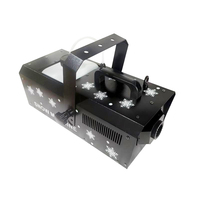 Mesin Salju Buatan Natal Halloween 1800W Laser Remote Control Sumber Listrik untuk Pernikahan Pesta Acara Panggung DJ