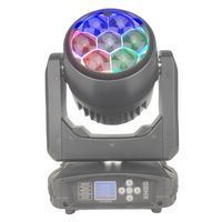 Lumières de scène professionnelles contrôle dmx 7x40w rgbw led zoom lavage tête mobile dj disco éclairage de scène