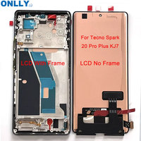 Écran LCD de téléphone portable pour Tecno Spark 20 Pro Plus 20c Remplacement de l'écran tactile Techno Kj5 Kj6