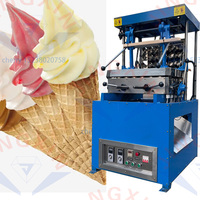 Machines à Cônes de Glace en Acier Inoxydable, Appareils à Fabriquer des Cornets Roulés, Gaufrettes, ou Cônes à Pizza