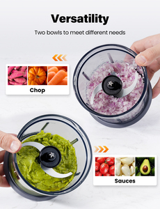 8 cup mạnh mẽ động cơ thịt Chopper 2 tốc độ nhà bếp Cutter cho rau hành tỏi thịt bé gia đình <span class=keywords><strong>mini</strong></span> Chopper - Product Image 5