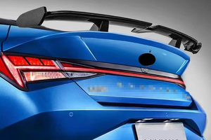 Pour <span class=keywords><strong>Hyundai</strong></span> Elantra Avante <span class=keywords><strong>2021</strong></span> 2022 2023 2024 <span class=keywords><strong>N</strong></span>-Line Style arrière queue coffre becquet aile lèvre voiture arrière coffre couvercle séparateur - Product Image 6