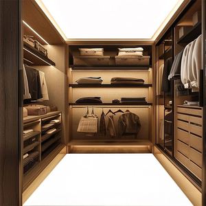 Armario de Madera a Medida de Alta Gama, Solución de Almacenamiento de Ropa Convertible y Plegable, Popular y en Oferta - Product Image 5