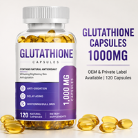 Capsules de glutathion liposomal haute puissance à marque privée OEM, supplément vitaminique pour le soin de la peau des adultes
