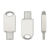 Flashdisk USB C Baru Harga Grosir Murah 16gb 32gb 64gb 128gb Mini Flashdisk Logam Tipe-C