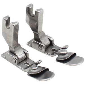 Pie prensatelas plano de acero inoxidable para máquina de coser, sin necesidad de planchar, piezas duraderas para equipos de procesamiento de prendas - Product Image 1
