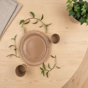 Assiettes en papier jetables rondes très résistantes, résistantes à l'huile et à l'humidité, vaisselle de service alimentaire pour hamburgers, pâtes, pizzas, repas - Product Image 5