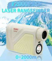 Télémètre laser Rxiry F2000PRO pour usages extérieurs et tactiques avec une portée de 2000 m, une précision de 0,1 m, un zoom 7x et rechargeable - Vente en gros