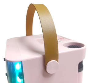 专业卡拉ok双麦克风无线蓝牙3D立体声扬声器，带灯wj-a829 A99/YS-308/YS308 - Product Image 3