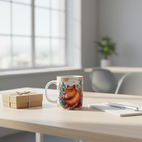 Vente en gros de tasses à sublimation avec poignée en C de 350 ml (11 oz), tasses à café en céramique blanches pour la promotion de la marque d'entreprise, cadeaux promotionnels, presse à chaud