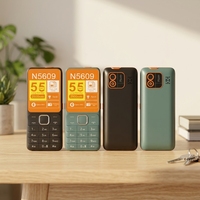 Newsunda N5609 Teléfonos Móviles Mini al por Mayor, Teléfono Pequeño con Doble SIM y Teclado
