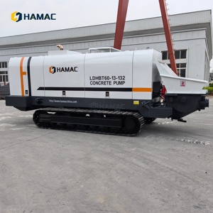 Bomba de Concreto de Alta Presión de 13Mpa, HAMAC LDHBT60-13-132, Motor de 132kw, 60m3/h, Bomba de Concreto Remolcable con Certificación CE - Product Image 4