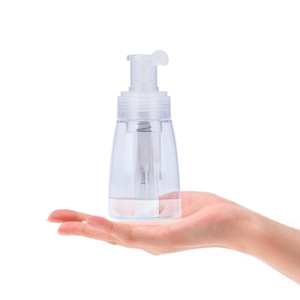 Botella portátil de pulverización de polvo de 100 ml, manual, para el cuidado de la piel, peluquería, uso para bebés - Product Image 2