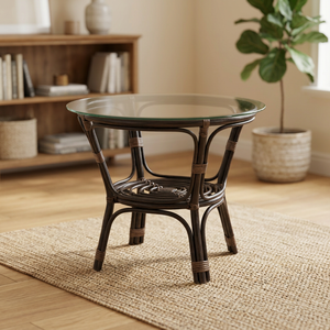 Vente chaude nouvelle une Table basse en osier pour meubles de salon meubles de maison conception rotin fait main - Product Image 2