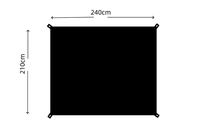 Tapis de sol pliable imperméable surdimensionné, couverture de pique-nique extra large pour 5 personnes et plus, tapis de tente extérieur robuste toutes saisons pour fêtes