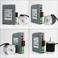 Lichuan DC24 ~ 48V 2.5/3/4A 0.6/1/1.5/2/2.2/2.6/3N.m Kit de contrôleur de moteur pas à pas 2 phases Nema23 OpenLoop Kit de pilotes de moteur pas à pas