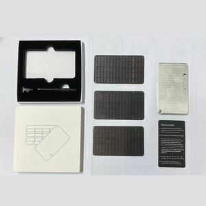 Crypto Wallet Indestructible Cold Wallet Backup Compatible con Nano S <span class=keywords><strong>Trezor</strong></span> y Keepkey Hardware Wallets - Product Image 3