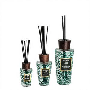Wholesale 100ml Colored Glass Reed <b>Diffuser</b> <b>Bottle</b> Lid for Hotels Offices Scented Conical <b>Diffuser</b> Set DIY Fresh Alcohol Free - Product Image 3