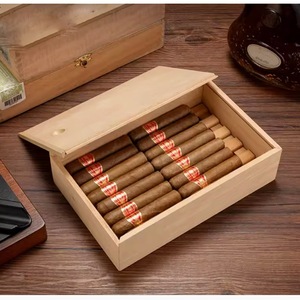 Caja de almacenamiento y humidificación para cigarros de madera de cedro, caja de almacenamiento para accesorios de fumadores, caja de madera para regalo, personalizable. - Product Image 3
