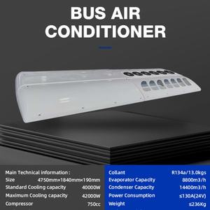 เครื่องปรับอากาศบนหลังคารถบัส 130A 42000W พร้อมชุดคอมเพรสเซอร์ BOCK สำหรับรถบัสขนาด 11-13 เมตร - Product Image 5