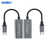 Carte de capture vidéo 4K USB3.0 Type C vers HDMI Carte de capture Full HD pour jeu vidéo en direct Carte de capture PS4/XBOX