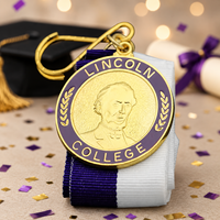 Médaille de diplôme STEM personnalisée gravée en métal avec ruban – Science, Technologie, Ingénierie – Commande en gros