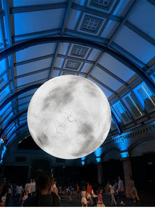 D350MM lampadario di <span class=keywords><strong>luna</strong></span> appeso per la <span class=keywords><strong>sala</strong></span> creativa ristorante bar palla illuminazione a sospensione per asilo centro commerciale hotel - Product Image 5