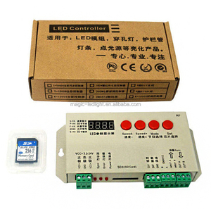 Bộ điều khiển đèn <span class=keywords><strong>LED</strong></span> kỹ thuật số lập trình được K1000S K-1000S, màn hình LCD, đồng bộ RGB RGBW, Pixel, DMX, TTL, SPI, LEDEdit Magic, hỗ trợ thẻ nhớ SD - Product Image 5