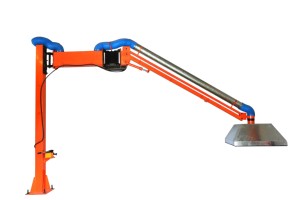 แขนป้อนลวดดูดฝุ่นไฮดรอลิก <span class=keywords><strong>SPH</strong></span>-405 ได้รับการรับรองมาตรฐาน CE สำหรับการผลิตโครงสร้างเหล็ก ดูดซับควันเชื่อมได้ <span class=keywords><strong>360</strong></span> องศา ° . - Product Image 3